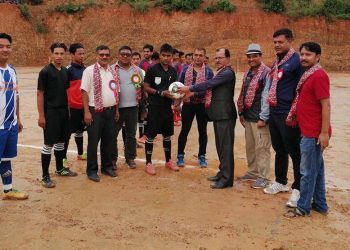 डेढ लाख पुरस्कार रासीको ‘प्रथम शान्तिदिप कप फुटबल प्रतियोगिता’ सुरु