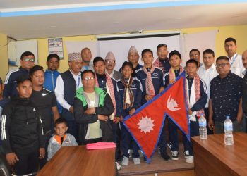 गोमेल युरो कपका लागि रामेछापबाट छनौट भएका खेलाडीलाई विदाई