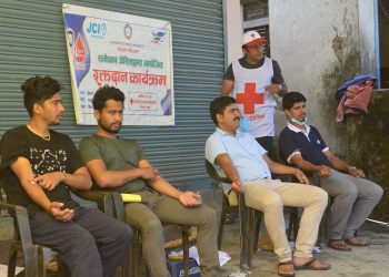 रामेछाप जेसिजद्वारा खिम्तीमा रक्तदान कार्यक्रमको आयोजना