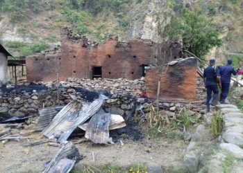 रामेछापको गेलुमा आगलागि हुँदा ३ घर जलेर नष्ट, १७ लाख बरावरको धनमाल क्षति