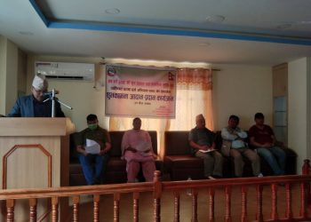 मन्थली नगरपालिकाको शुभकामना आदान प्रदान