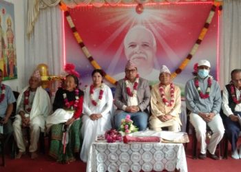 ब्रम्हकुमारी राजयोगमा जेष्ठ नागरिक सम्मान र शुभकामना आदान प्रदान