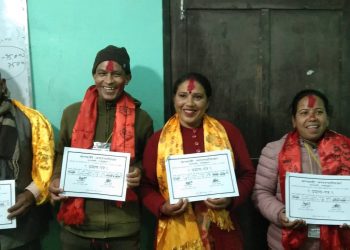 मन्थली माबिमा गठबन्धनको प्यानल बिजयी