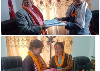 रामेछाप नगरको कार्यभार सम्हाल्दै प्रमुख न्यौपानेले भने म जनताको सेवक हुँ