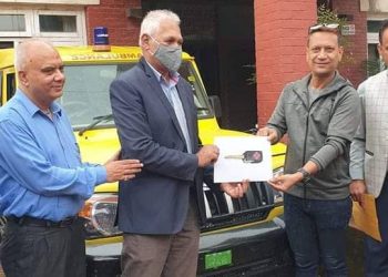 अत्याधुनिक एम्बुलेन्स संचालन गर्दे रामेछाप रेडक्रस