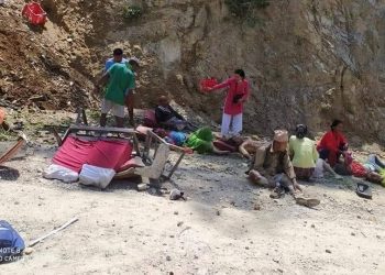 रामेछापको सुनापतिमा बस दुर्घटना हुँदा ९ जनाको मृत्यू २१ भन्दा बढि घाइते