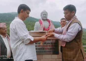 संविधानसभा सदस्य सुवेदीको शालिक अनावरण