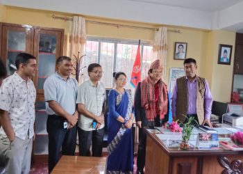 मन्थली नगर प्रमुखको स्वागतमा प्रदेश मन्त्रीको प्रतिबद्धता