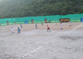 मन्थलीमा सम्पन्न खुल्ला पुरुष फुटबल प्रतियोगिताको उपाधि सानीमदौलाई