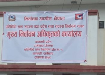 रामेछापमा प्रतिनिधि सभामा २२ र प्रदेश सभामा २५ गरी ४७ जनाको उमेद्वारी दर्ता