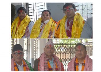 रामेछापमा पनि बाजागाजा सहितको उमेद्वारी दर्ता