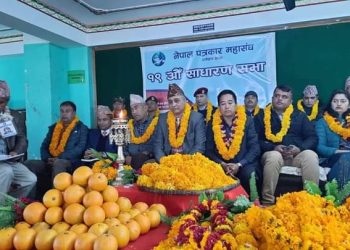 पत्रकार महासंघ रामेछापको १९ औं साधारण सभा सम्पन्न
