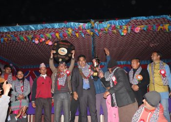 लिखु तामाकोशी राष्ट्रपति रनिङ शिल्डको उपाधि अरूणोदयले चुम्यो