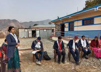 जिल्ला समन्वय प्रमुखद्धारा वन हार्टको काम अनुगमन