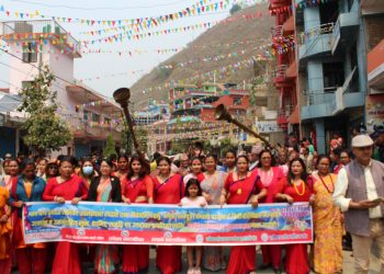 मन्थलीमा रामेछाप सास्कृतिक तथा सडक महोत्स–२०८० सुरु