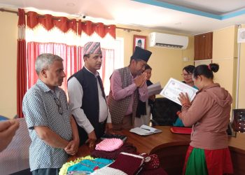 मन्थली नगरले दिलायो २० महिलालाई उद्यमसील तालिम