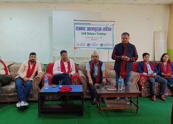 पत्रकारहरूका लागि आत्मरक्षा तालिम 