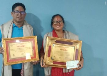 रामेछापका पत्रकार सुमित श्रेष्ठ र रीता मगर सम्मानित 