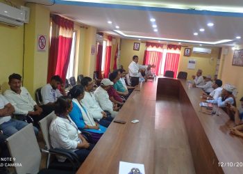 मन्थली नगरको सबै काम  ठप्प बनाउने सङ्घर्ष समितिको घोषणा 