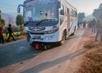 सिन्धुलीको बोहोरेटारमा सडक दुर्घटनामा २ जनाको मृत्यू