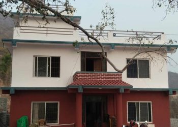 मन्थली  न. पा. वडा नं ७ को कार्यलय भवन उद्घाटनको अन्तिम तयारी पुरा