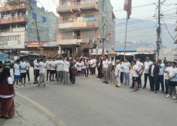 नयाँ वर्षको अवसरमा नेपाली सेना द्वारा खेलकुद प्रतियोगताको अयोजना