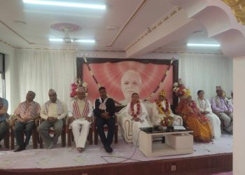 ब्रह्माकुमारी राजयोग सेवा केन्द्र मन्थलीमा शुभकामना आदान प्रदान