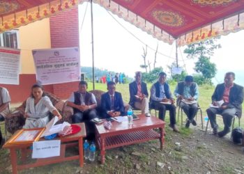 सुनापति गाउँपालिकाको सार्वजनिक सुनुवाई