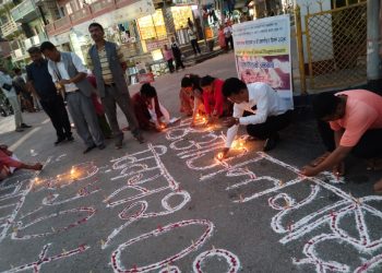 बेपत्ता पारिएका पिडितहरुको १४ औं अन्तराष्ट्रिय दिवस–२०२४ को अवसरमा दीप प्रज्वजलन