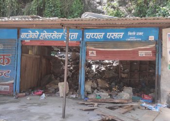 मिल्ती बजारका ५ वटा टहरा खोलाले बगाउँदा लाखौकोे  क्षति 