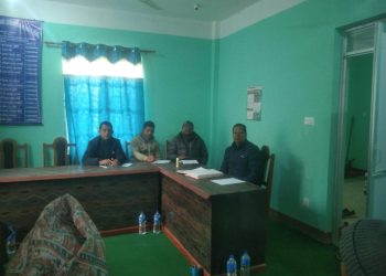 मन्थली सामुदायिक खानेपानीको २२ औं साधारण सभाको तयारी पुरा