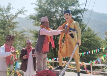 स्व. रामचन्द्र प्रसाईको शालिक अनावरण