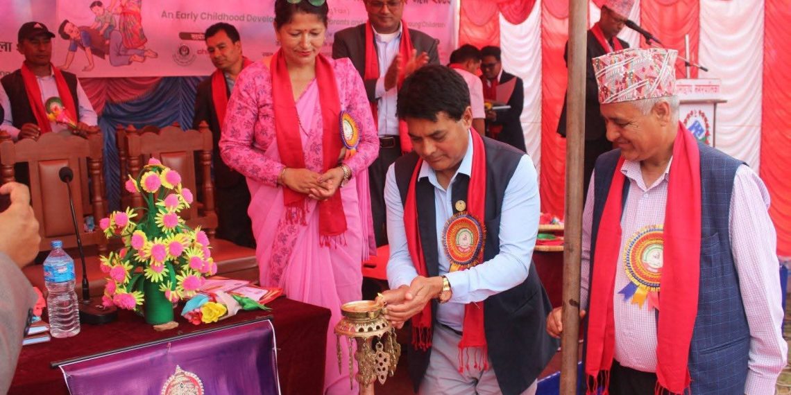 रामेछापमा प्रारम्भिक बाल विकासको लागि अभिभावक सिकाई मेला सम्पन्न