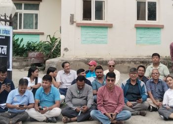 रामेछापका पत्रकारहरू आन्दाेलित