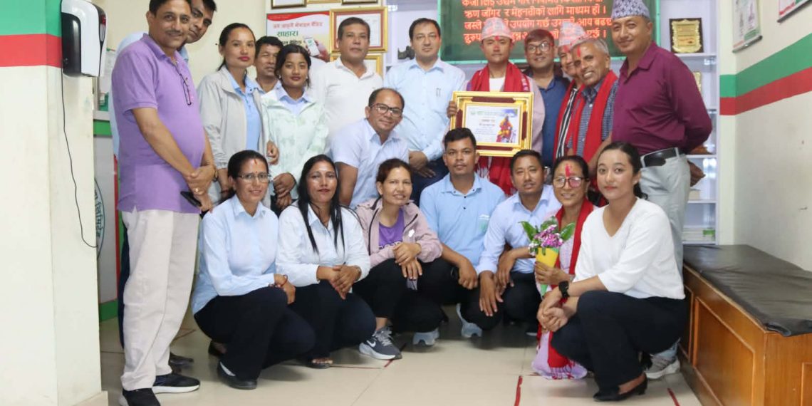 साहारा साकोशद्धारा सगरमाथा आरोही श्रेष्ठ सम्मानित
