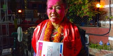 राष्ट्रिय लाेक तथा दाेहाेरी गीत प्रतिष्ठान रामेछापमा कल्पना सुनुवार