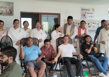 मन्थली र रामेछापमा रक्तदान कार्यक्रम